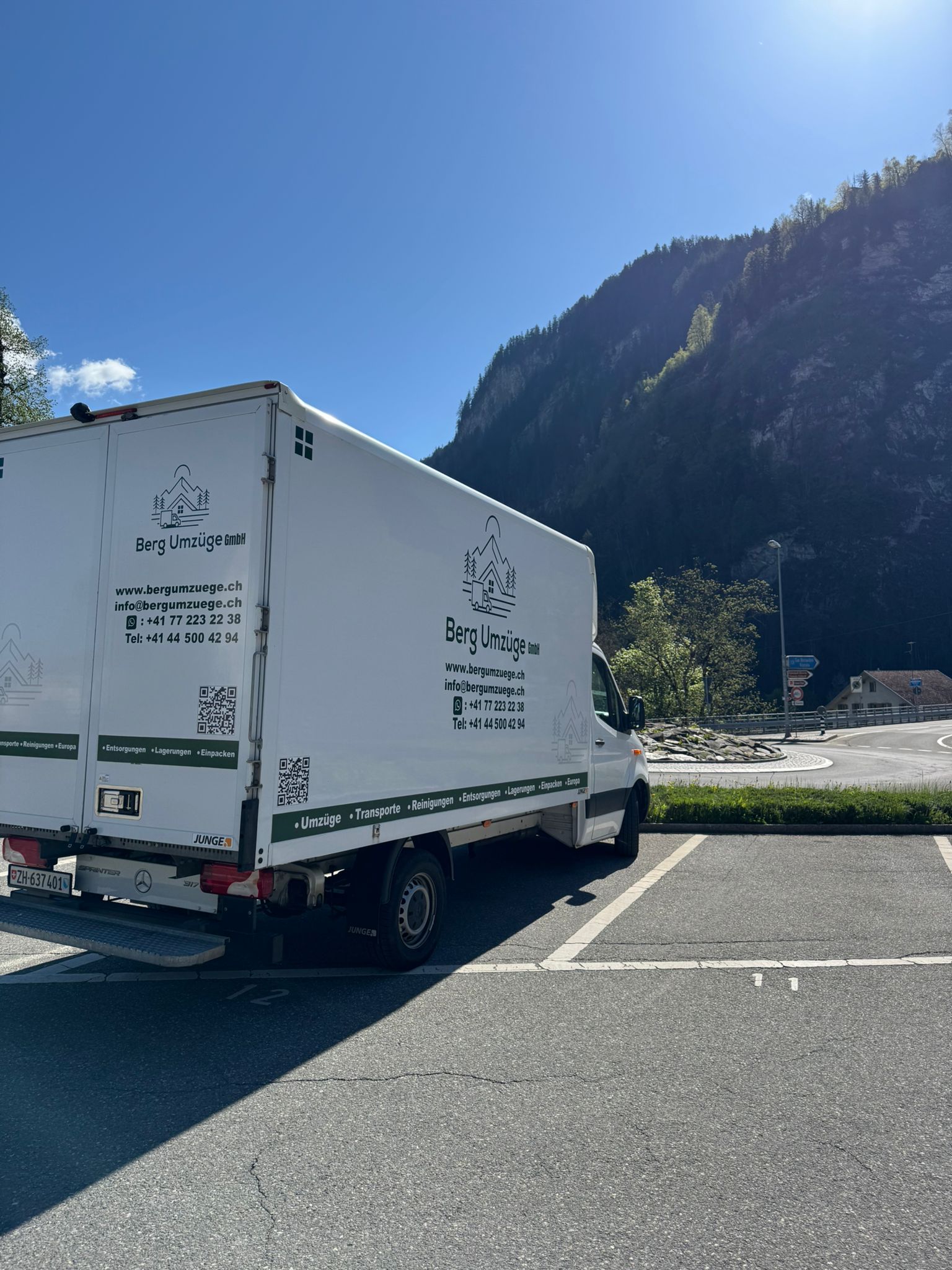 Berg Umzüge unterwegs durch die Schweizer Alpen